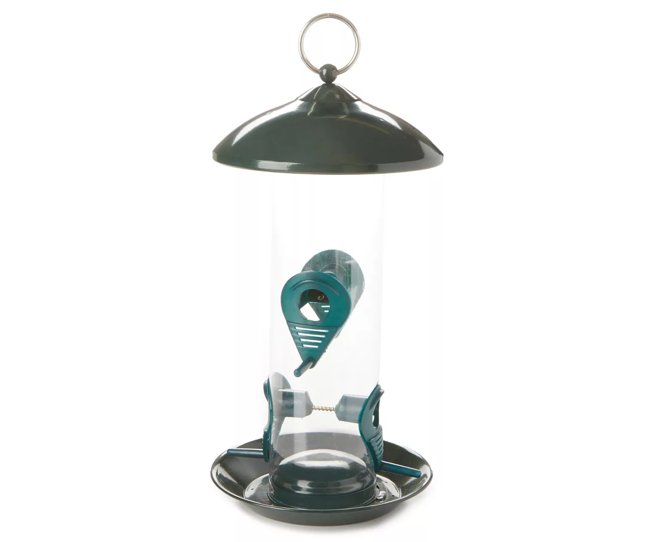 Green 4-Station Bird Feeder 1 Green 4-Station Bird Feeder