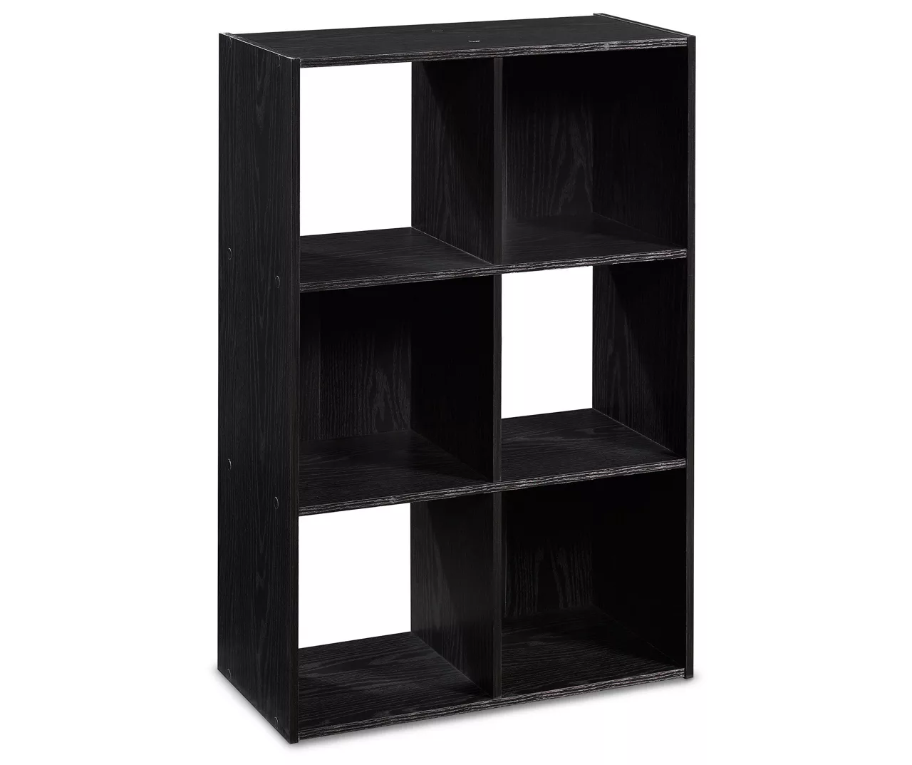 Black Oak 6-Cube Storage Organizer 1 Black Oak 6-Cube Storage Organizer