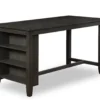 Raleigh Gray Storage Pub Dining Table