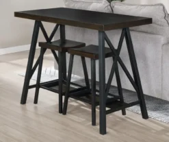 Rustic Backless Barstools, 2-Pack -Real Living 810459994 810459993 2