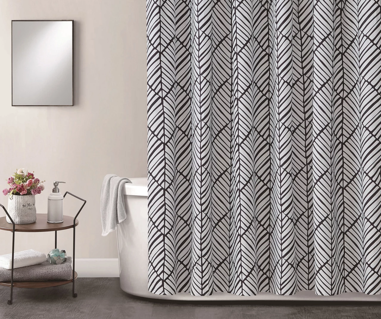 Real Living Microfiber Shower Curtain 7 Real Living Microfiber Shower Curtain - Image 7