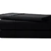 Black 3-Piece Microfiber Twin Sheet Set