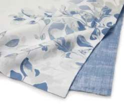 Real Living Blue Floral Comforter Set -Real Living 810505379 810505380 810505411 2