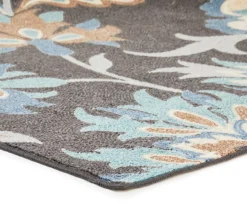 Real Living Gray, Aqua Blue & Brown Jacobean Rug 16 Real Living Gray, Aqua Blue & Brown Jacobean Rug -Real Living 810512699 1