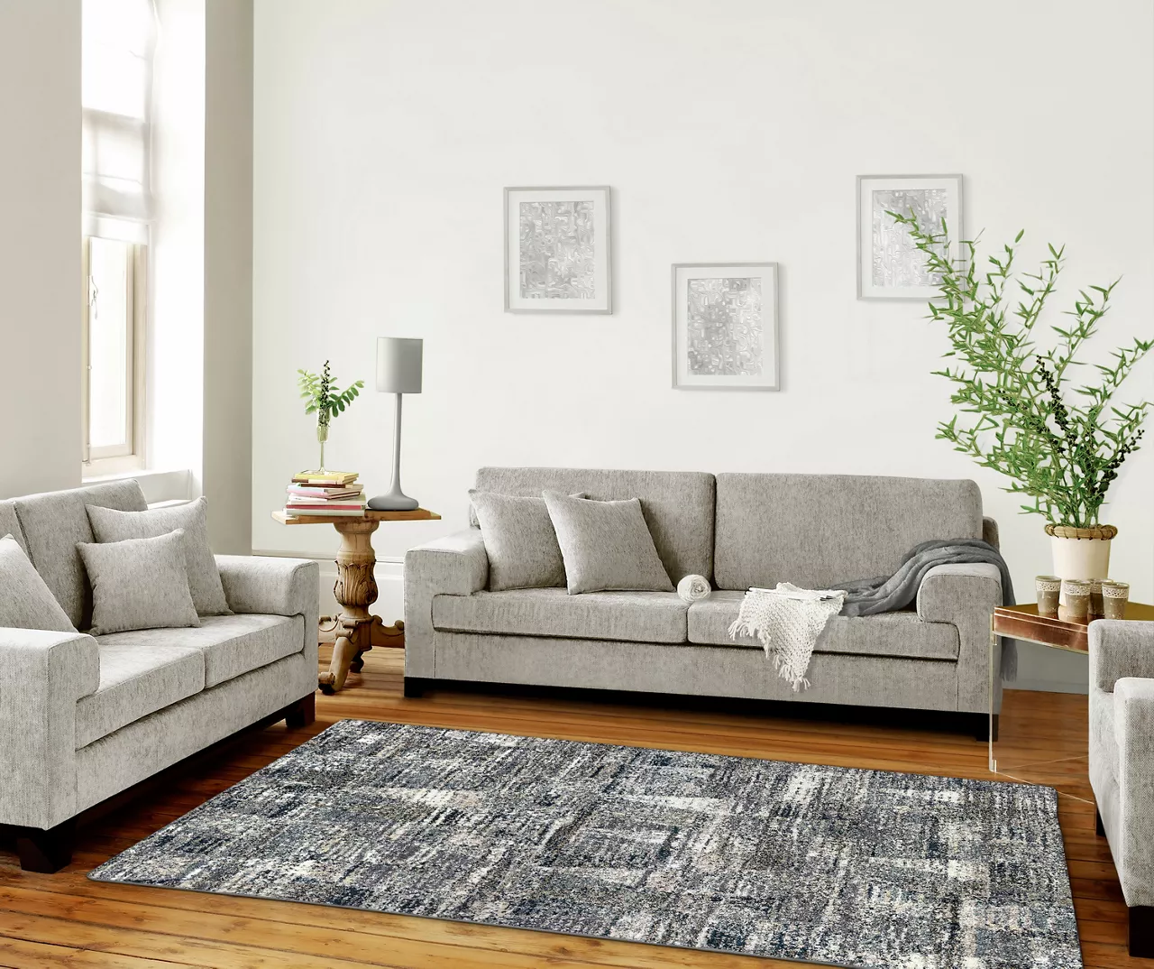 Aspen Blue Area Rug, (5' X 7') 2 Aspen Blue Area Rug, (5' X 7') - Image 2