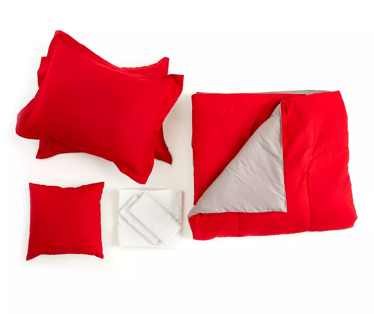 Real Living Red & Gray Reversible Comforter Set 2 Real Living Red & Gray Reversible Comforter Set - Image 2