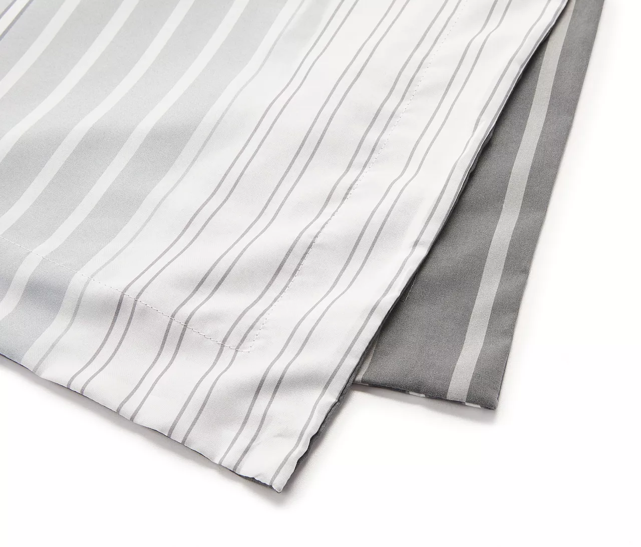Real Living Alister Gray Striped Reversible Comforter Set 4 Real Living Alister Gray Striped Reversible Comforter Set - Image 4