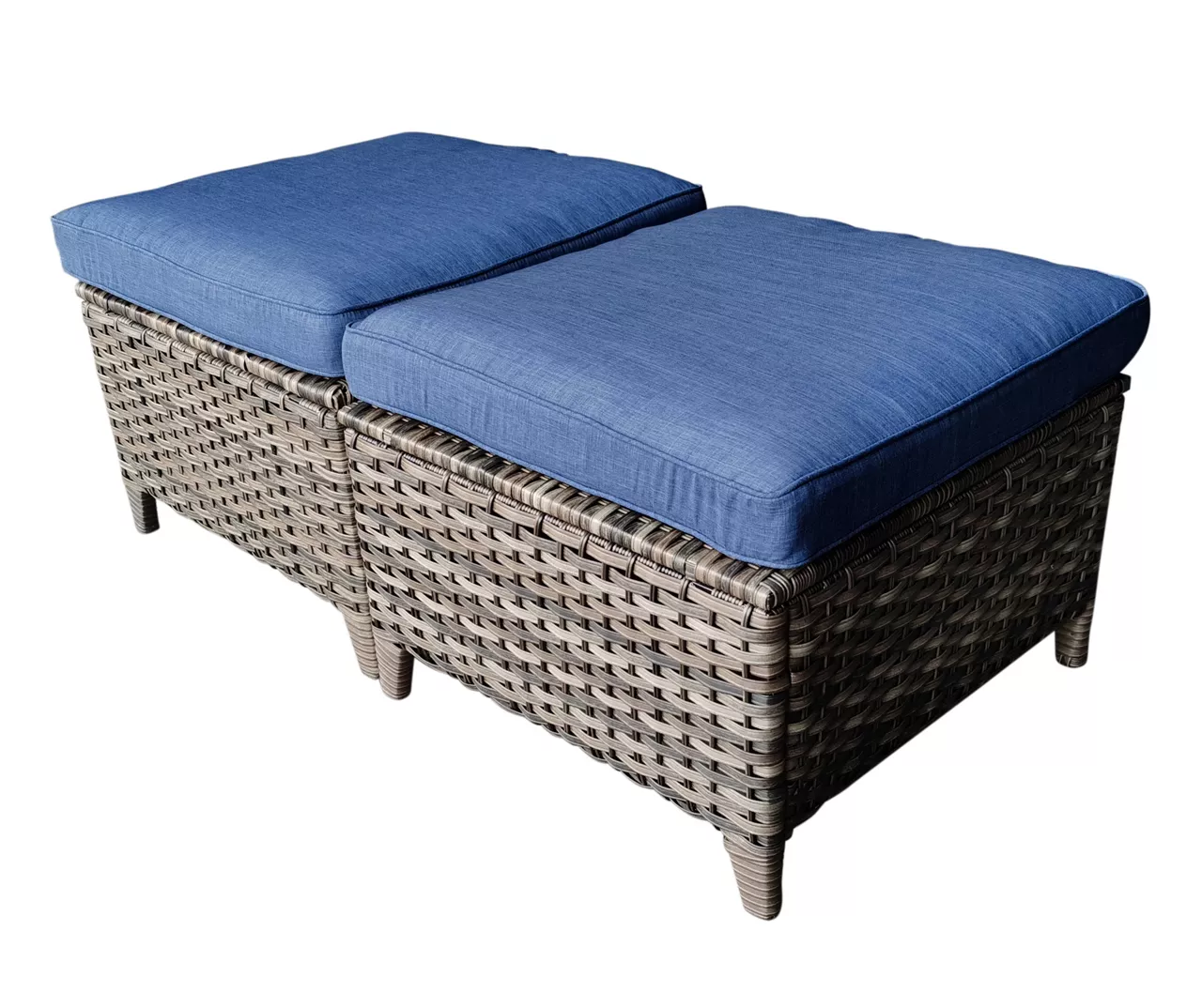 Oakmont Navy Replacement Patio Ottoman Cushions, 2-Pack 6 Oakmont Navy Replacement Patio Ottoman Cushions, 2-Pack - Image 6