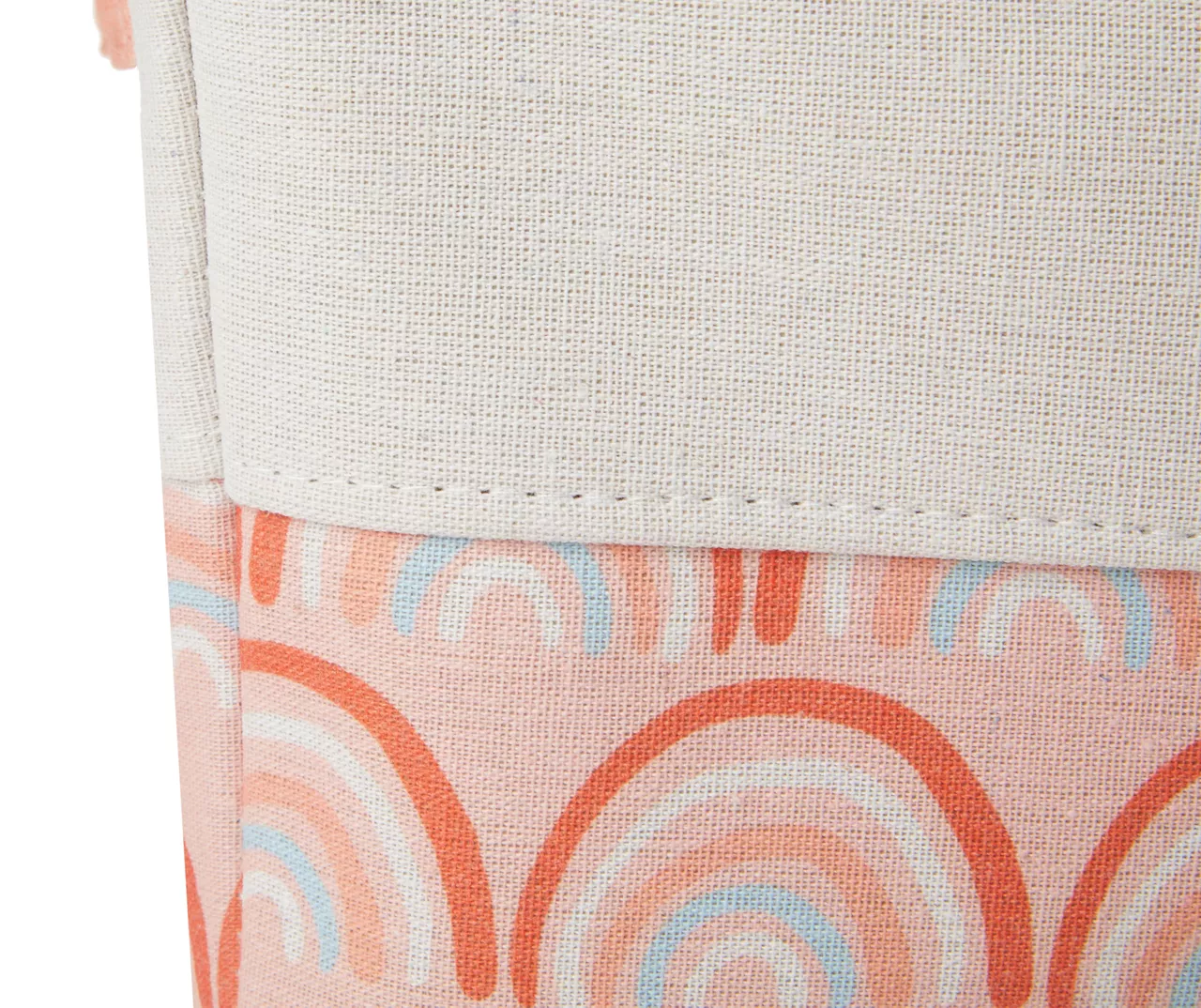 Rainbow Canvas Storage Bin 2 Rainbow Canvas Storage Bin - Image 2