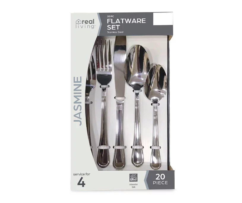Jasmine 20-Piece Flatware Set 1 Jasmine 20-Piece Flatware Set