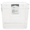 Clear Plastic Storage Bins, 2-Pack