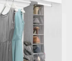 10-Shelf Closet Organizer With Pockets