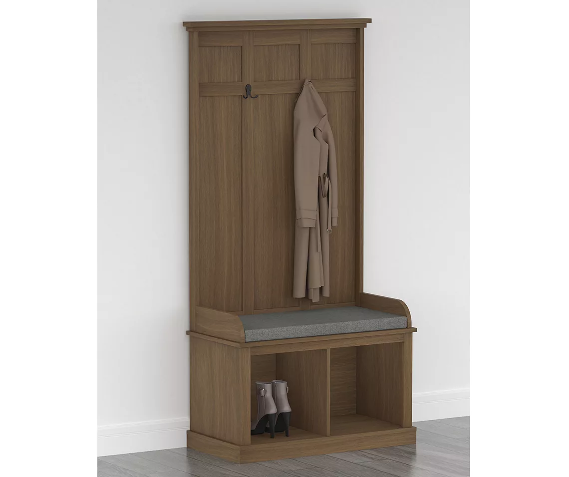 Real Living Villa Park 2-Hook Hall Tree With Cushioned Bench 9 Real Living Villa Park 2-Hook Hall Tree With Cushioned Bench - Image 9