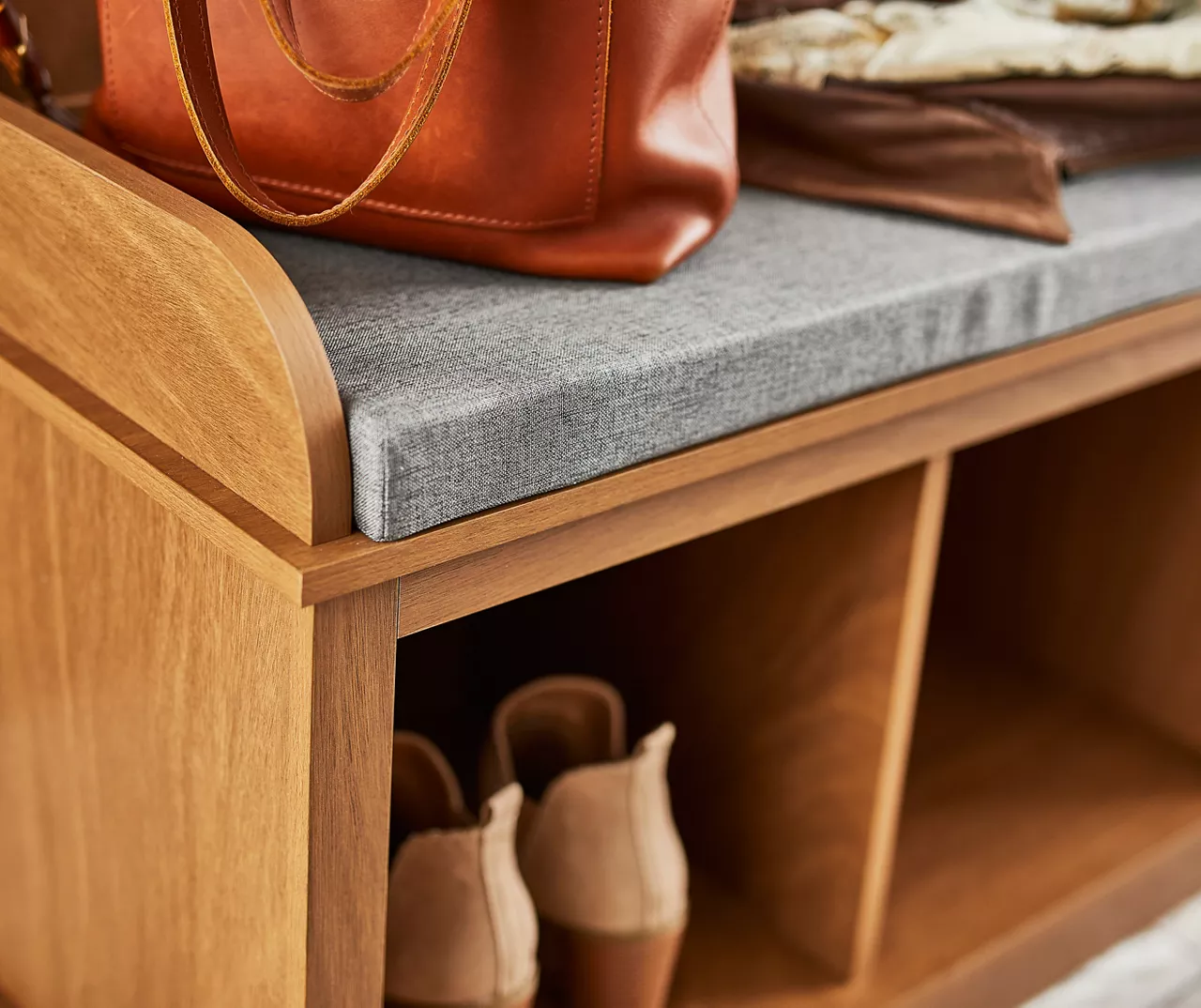 Real Living Villa Park 2-Hook Hall Tree With Cushioned Bench 7 Real Living Villa Park 2-Hook Hall Tree With Cushioned Bench - Image 7