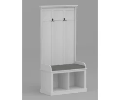 Real Living Villa Park 2-Hook Hall Tree With Cushioned Bench 24 Real Living Villa Park 2-Hook Hall Tree With Cushioned Bench -Real Living 810529577 2