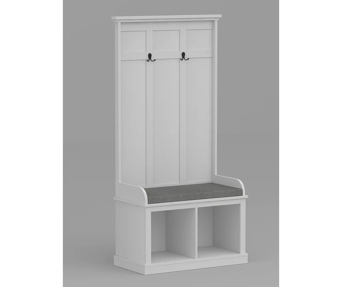 Real Living Villa Park 2-Hook Hall Tree With Cushioned Bench 12 Real Living Villa Park 2-Hook Hall Tree With Cushioned Bench - Image 12