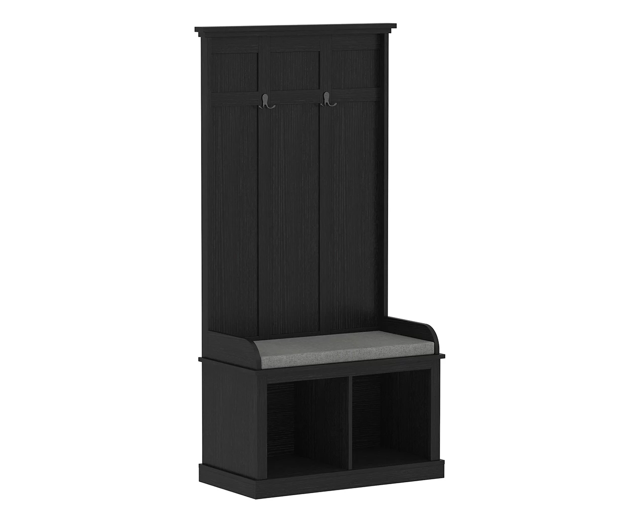 Real Living Villa Park 2-Hook Hall Tree With Cushioned Bench 2 Real Living Villa Park 2-Hook Hall Tree With Cushioned Bench - Image 2