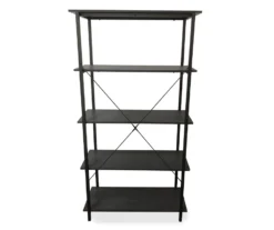 Real Living Rustic 5-Shelf Bookcase -Real Living 810534675 3