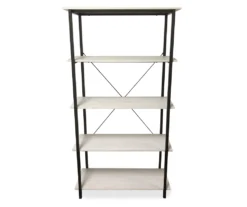 Real Living Rustic 5-Shelf Bookcase -Real Living 810534676 1
