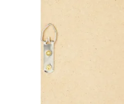 White Wire Double-Bin Mail Wall Organizer 7 White Wire Double-Bin Mail Wall Organizer -Real Living 810535796 810535795 3