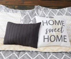 Real Living Andover Black & Tan Geometric Bed-in-a-Bag 10-Piece Bedding Set -Real Living 810545274 810545273 2