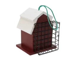 Red Barn Suet Cake Holder Bird House -Real Living 810552687 2