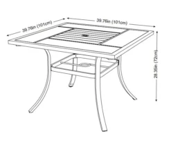 Rome Wood Look Tile Patio Dining Table 11 Rome Wood Look Tile Patio Dining Table -Real Living 810557270 X0 1