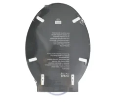 White Oblong Wood Toilet Seat 30 White Oblong Wood Toilet Seat -Real Living 810557533 11