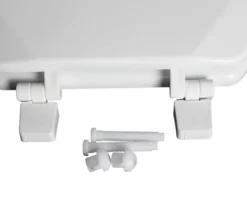 White Oblong Wood Toilet Seat 31 White Oblong Wood Toilet Seat -Real Living 810557533 12