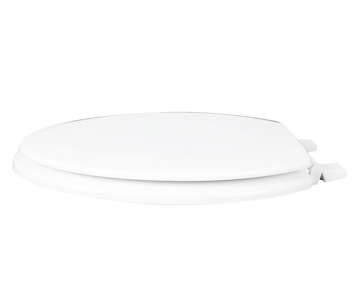 White Oblong Wood Toilet Seat 16 White Oblong Wood Toilet Seat - Image 16