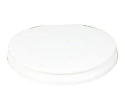 White Oblong Wood Toilet Seat 34 White Oblong Wood Toilet Seat -Real Living 810557533 15