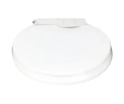 White Oblong Wood Toilet Seat 22 White Oblong Wood Toilet Seat -Real Living 810557533 4