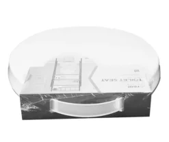 White Oblong Wood Toilet Seat 23 White Oblong Wood Toilet Seat -Real Living 810557533 5