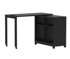 Real Living Seven Hills Metal & Melamine 4-Cube Pivot Desk With USB Charging -Real Living 810561092 2