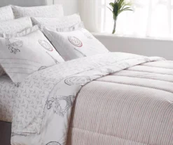 Real Living White & Pink Paris Bed-in-a-Bag Reversible Comforter Set 18 Real Living White & Pink Paris Bed-in-a-Bag Reversible Comforter Set -Real Living 810563044 B0 1