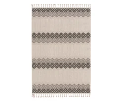 Real Living Malden Gray Geometric Stripe Accent Rug