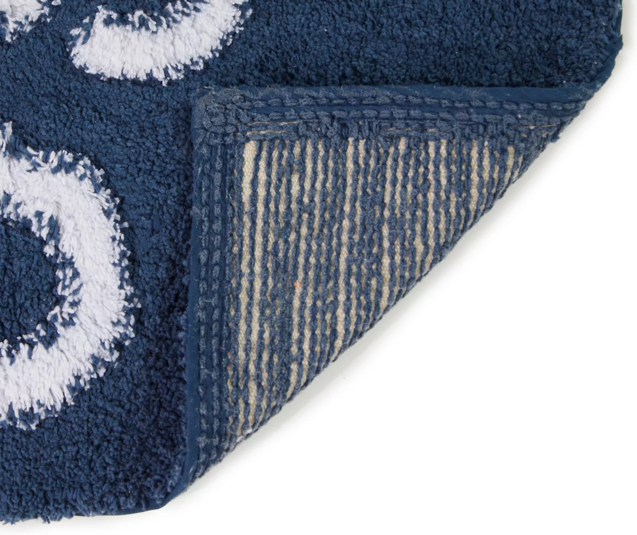 Grecian Getaway Dain Navy & White Octopus Bath Rug 2 Grecian Getaway Dain Navy & White Octopus Bath Rug - Image 2
