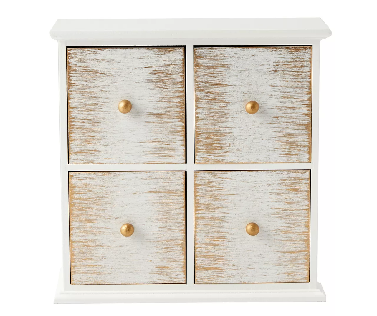 Grecian Getaway Off-White 4-Drawer Cubby 2 Grecian Getaway Off-White 4-Drawer Cubby - Image 2