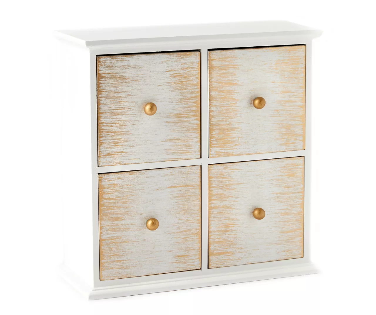 Grecian Getaway Off-White 4-Drawer Cubby 3 Grecian Getaway Off-White 4-Drawer Cubby - Image 3