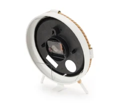 Grecian Getaway White & Tan Rope-Accent Mini Clock -Real Living 810592575 A8 3