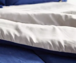 Real Living Navy & Tan Bed-in-a-Bag Set 15 Real Living Navy & Tan Bed-in-a-Bag Set -Real Living 810592710 810592791 810592793 810592792 A8 2