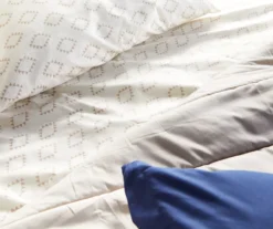 Real Living Navy & Tan Bed-in-a-Bag Set 17 Real Living Navy & Tan Bed-in-a-Bag Set -Real Living 810592710 810592791 810592793 810592792 A8 4