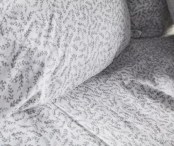 Red & Gray Floral Bed-in-a-Bag Full 14-Piece Bedding Set -Real Living 810593100 810593107 810593106 810594273 A8 6