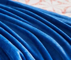 Real Living Coral & Blue Geometric Floral Bed-in-a-Bag Set -Real Living 810594274 810593105 810593104 810593108 A8 3