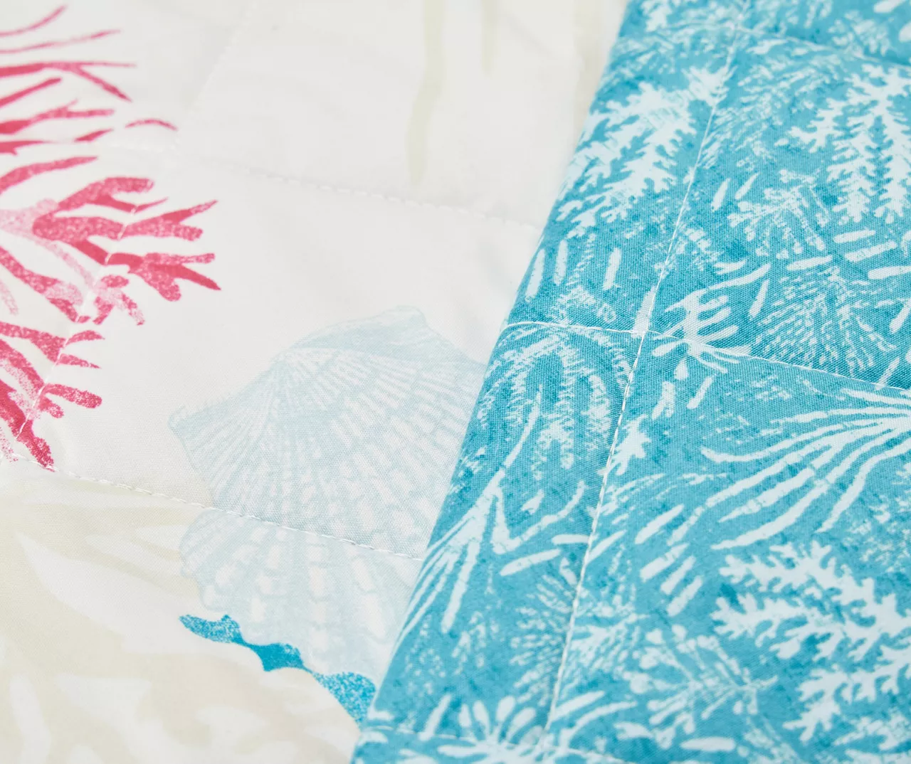 Real Living Grecian Getaway Blue Marine Life Reversible Microfiber Quilt 5 Real Living Grecian Getaway Blue Marine Life Reversible Microfiber Quilt - Image 5