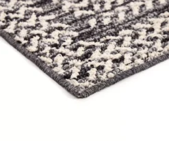 Black & White Braid-Look Border Runner Rug, (2' X 6') 5 Black & White Braid-Look Border Runner Rug, (2' X 6') -Real Living 810603486 A8 2