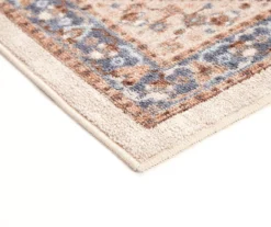 Beige & Blue Floral Persian Runner Rug, (2' X 6') 5 Beige & Blue Floral Persian Runner Rug, (2' X 6') -Real Living 810603488 A8 2