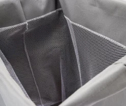 Gray Soft-Sided Laundry Bin -Real Living 810606234 A8 3