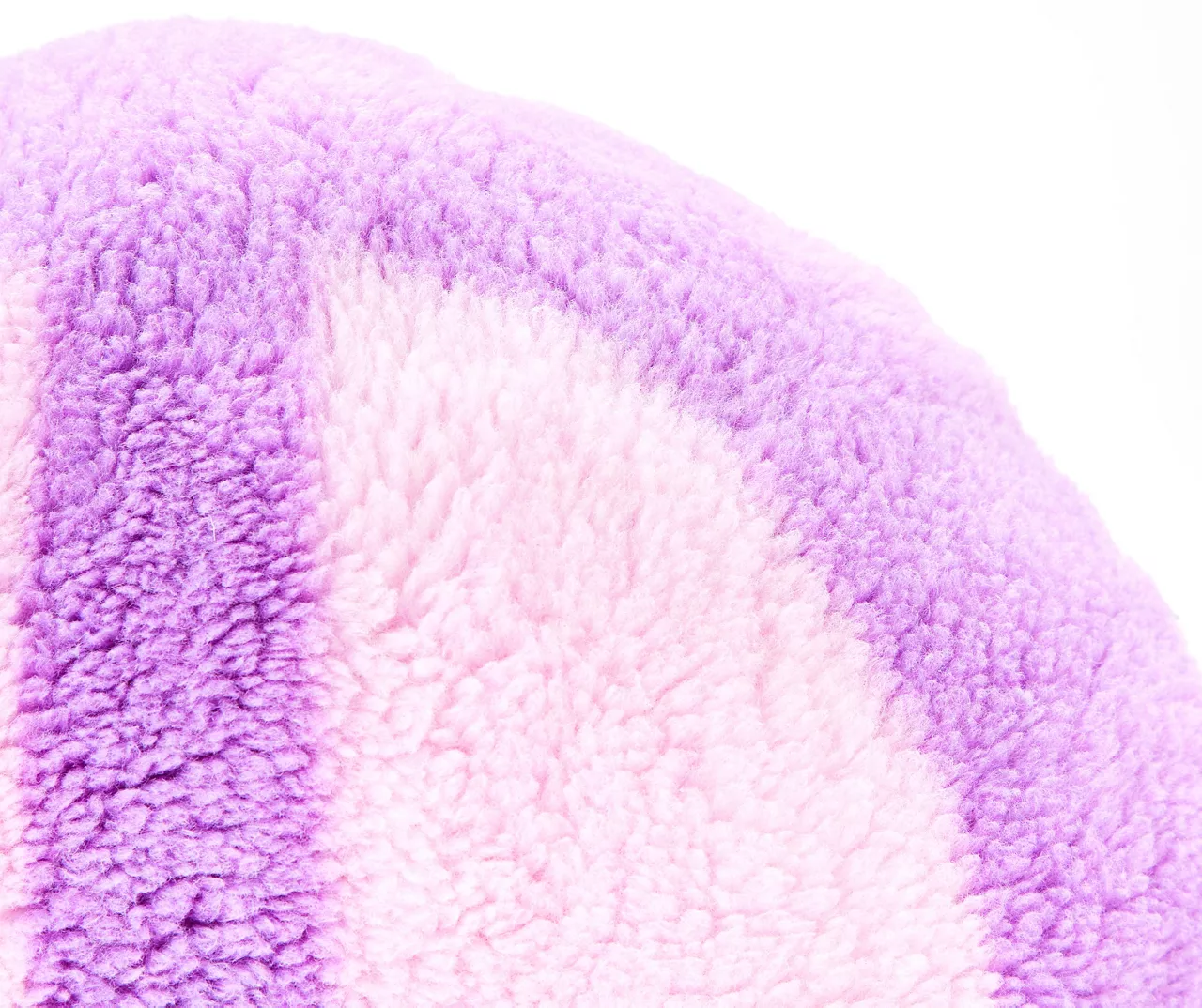 Euphoric Expression Pink Fuzzy Peace Sign Round Accent Pillow 2 Euphoric Expression Pink Fuzzy Peace Sign Round Accent Pillow - Image 2