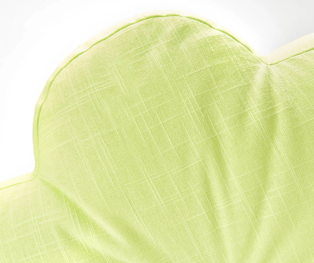 Euphoric Expression Green Flower Shaped Throw Pillow 2 Euphoric Expression Green Flower Shaped Throw Pillow - Image 2